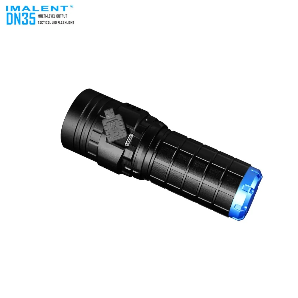 IMALENT DN35 CREE XHP35 светодиодный портативный USB 26650 аккумуляторная пятно фонарик с O