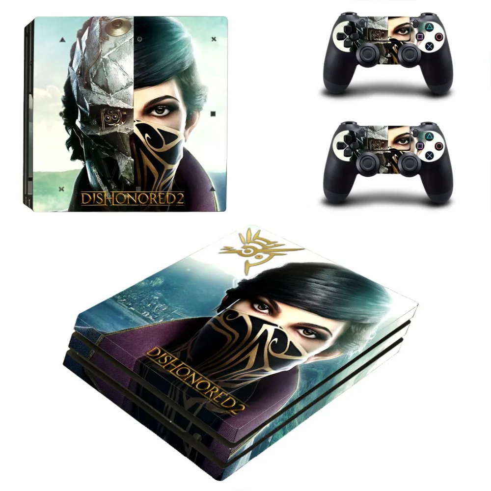 Виниловые наклейки для игровой консоли 2 PS4 Pro PlayStation 4 и контроллера Pro|Наклейки| |