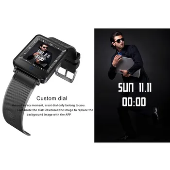 

Sport Smart Band Watch Heart Rate Sleep Monitor Health Fitness Track Bracelet