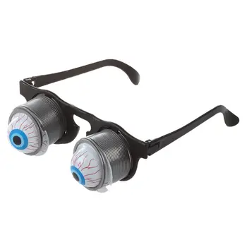 

WOTT Best Sale Halloween Carnival Party Plastic Joke Horror Shock Eyes Glasses Toy