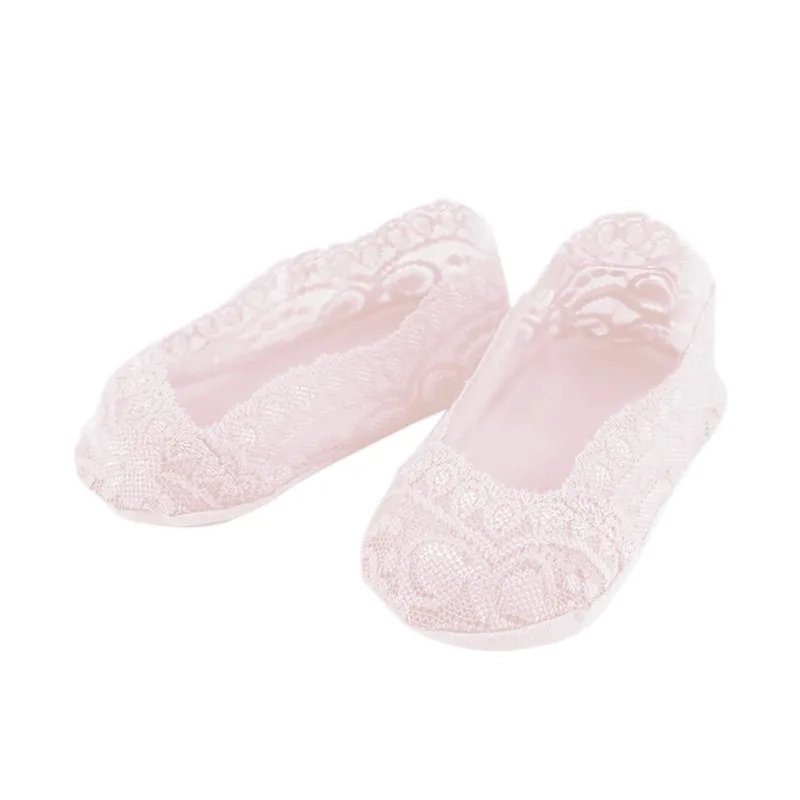 

New Arrival 5 Colors Baby Girl Ankle Socks Summer Infant Toddler Solid Breathable Shallow Invisible Lace Soft Sock