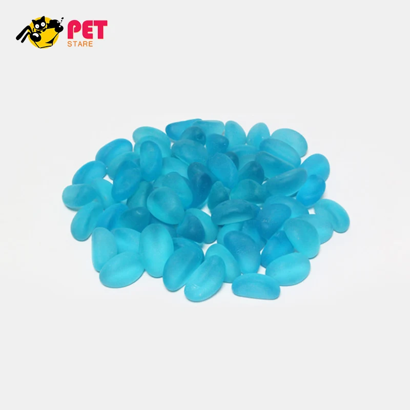 Fish Tank Decoration Aquarium Pebbles Ornament Marbles Tumbled Matte Beach Sea Glass Beads for