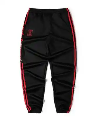 black and red calabasas pants