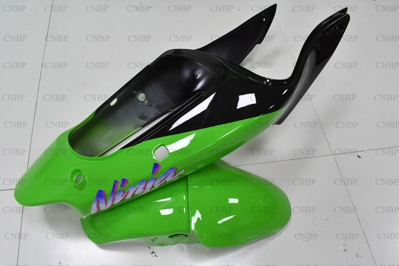 Ninja ZX-6r 2000-2002 обтекатель Наборы ниндзя ZX-6r 2001 Пластик Обтекатели для Кавасаки ZX6r 2002 зелено-черные обтекатели