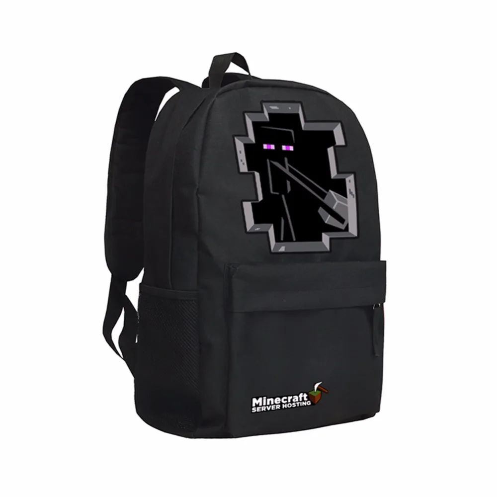

Zshop Children School Bags Boys and Girls Backpack MineCraft Mochila Creeper Shoulder Bags