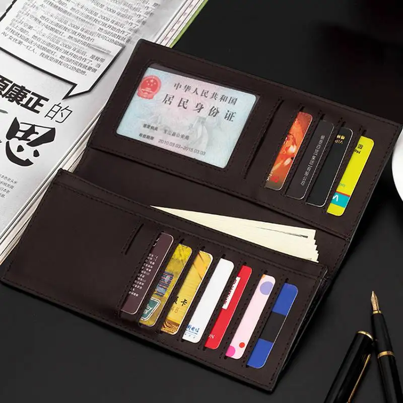 

Luxury Brand Multi-Card-Bit Business Card Holder Ultra-Thin Minimalist Dollar Clip Wallet For Men Credit Cards Case Wallet
