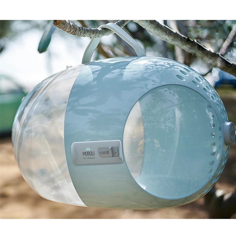 

Outdoor Portable Health Material Interactive Cat Bag Blue Pink Gray Breathable Soft Handle Cat Nest For Little Cat Rabbit