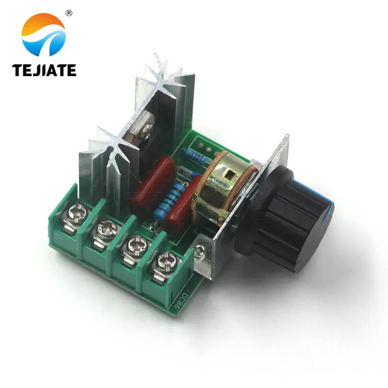 AC 220V 2000W SCR регулятор напряжения Диммеры Регулятор скорости
