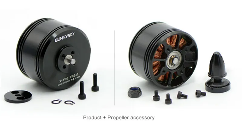 SUNNYSKY X4112S 340KV 450KV бесщеточный двигатель с высоким крутящим моментом аксессуарами