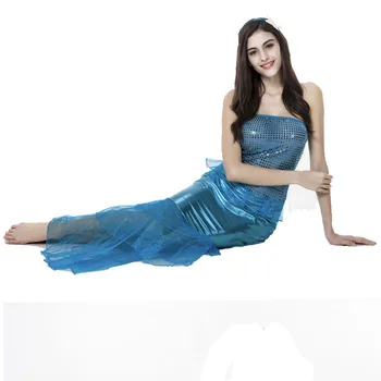 

New summer sexy Adult Women's Mermaid Costume Mermaid Princess Cosplay Fancy Dresses Cosplay Halloween Party Masquerade Costume
