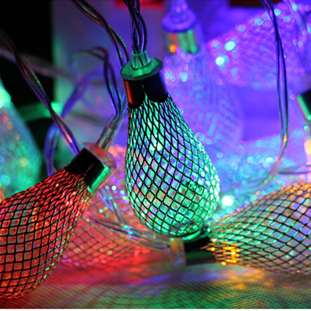 20 светодиодный фонарик на батарейках, светодиодный гирлянда, металлические рождественские гирлянды, гирлянды для свадьбы, спальни, праздничные вечерние украшения