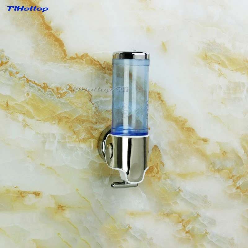 

227x180x80mm Single Soap Dispenser Wall Mount Shower Bath Shampoo Dispenser Soap Lotion Dispenser Container Washroom