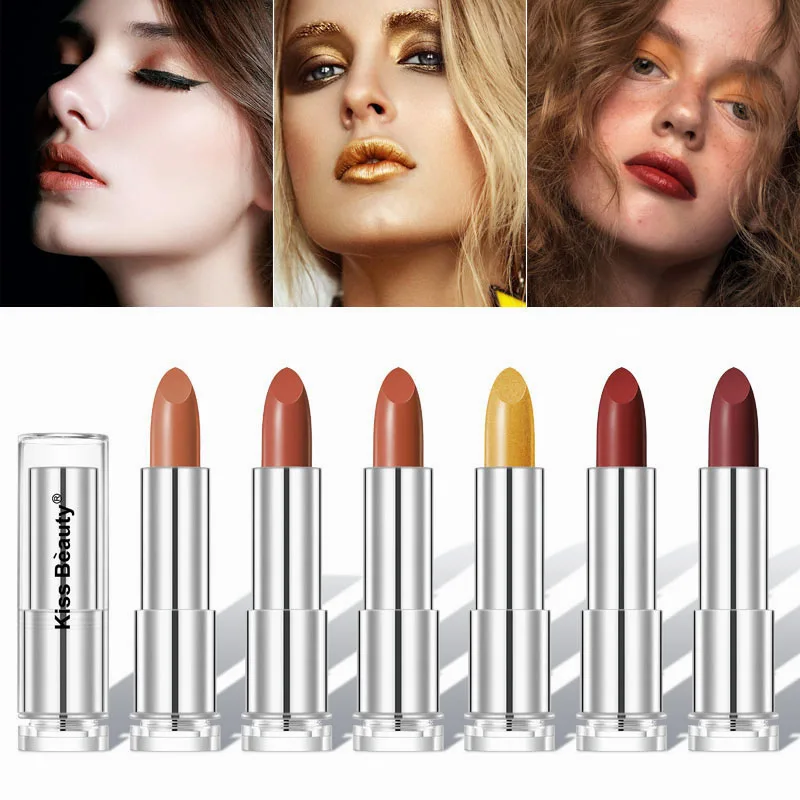 

Waterproof Long Lasting Matte Lipstick Set Makeups Women Hygienic Nude Lipsticks Magic Gradient Lip Gloss Cosmetics Lip-Stick