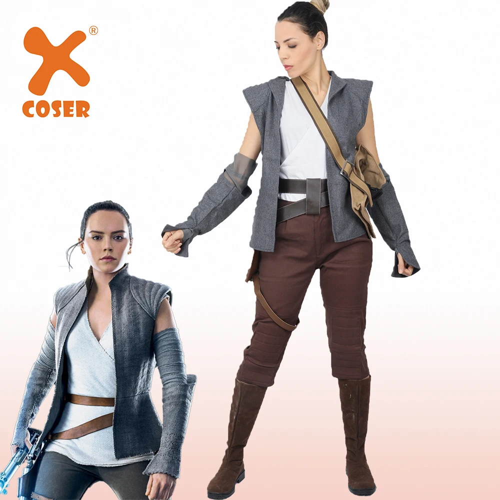 Женский костюм для косплея из полиэстера X COSTUME S Wars: Episode IX Rey|Костюмы фильмов и ТВ| |