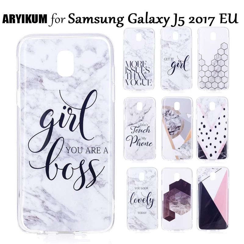 Роскошный Мраморный чехол ARYIKUM для Samsung Galaxy J5 2017 Pro силиконовый J530 J 5 |