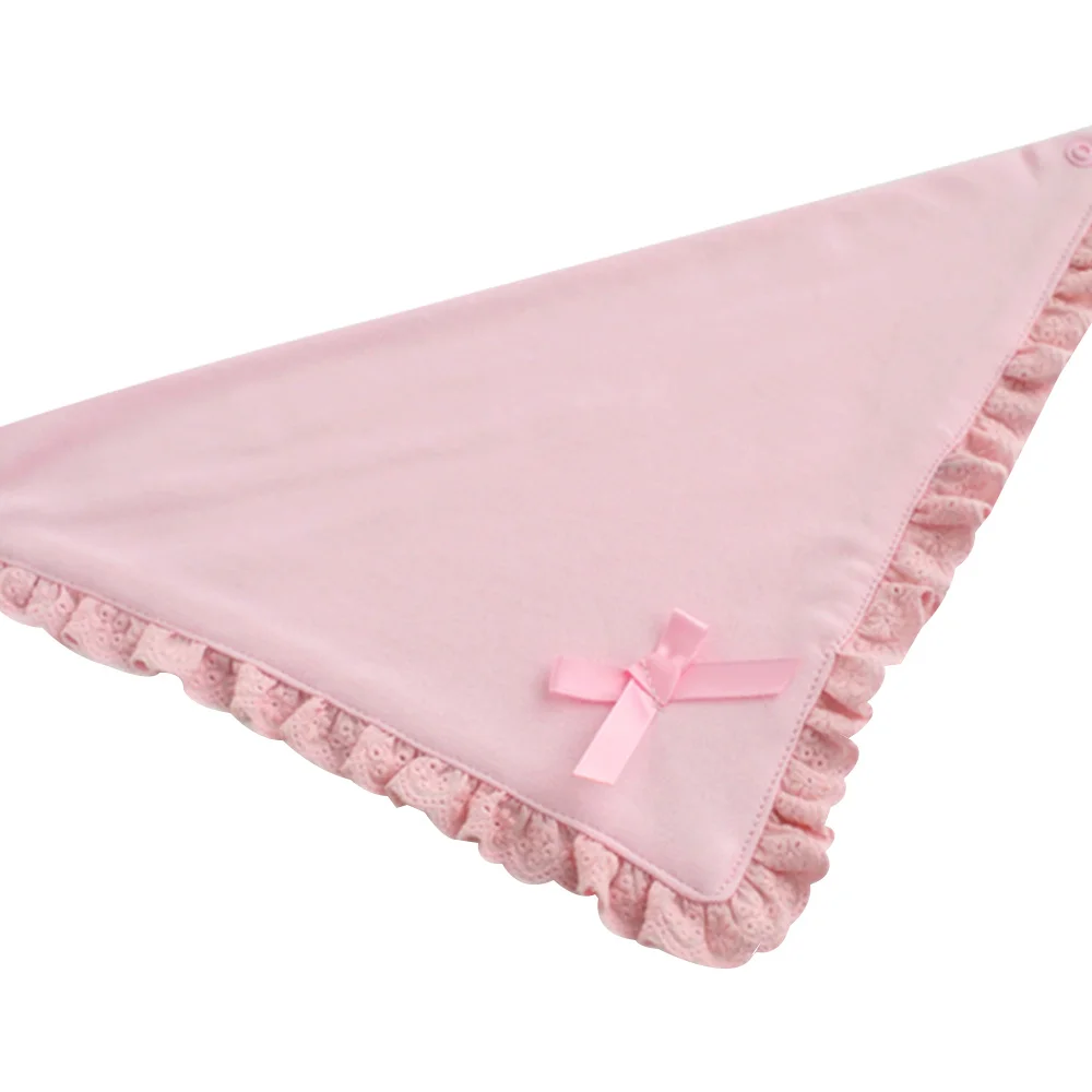 3 PCS Cute Lace Baby Girls Bib Pink White Princess Bib For Girls Infant Baby Saliva Towels Burp Clothes Baby Girls Clothing (40)