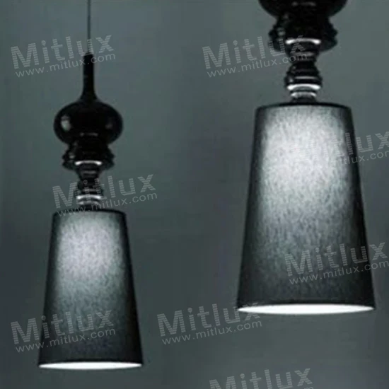 

Modern minimalist creative black/white /golden/silvery  top-grade  Hotel Bar Restaurant single head guards hanging lamp