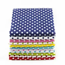 2"* 58" 50*145 см смешанный стиль точка напечатаны хлопок ткань, DIY материалы ручной работы для изготовления одежды швейная кукла, 1Yc2020