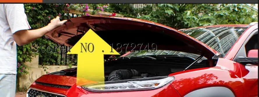 2 шт. амортизатор капота подъемная стойка опорная штанга гидравлический капот Jackstay автомобильные аксессуары для hyundai Kona