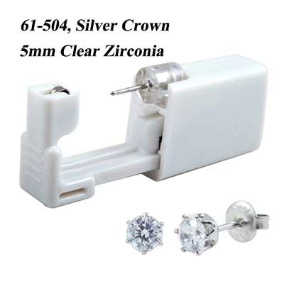 Disposable No Pain Safe Sterile Ear Stud Cartilage Tragus Helix Unit Kit Nose Piercing Stud Tool Fashion Jewelry 20g