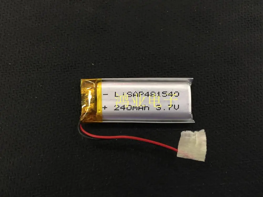 3 7 в полимерная литиевая батарея 481540481538 240 мАч Ручка Bluetooth записывающая