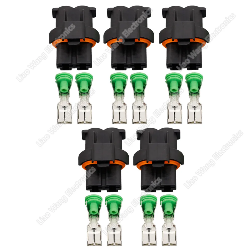 

5pcs 2 Pin 8mm Car connector,2P Auto plug,automobile electrical connector for car motorcycle Truck etc. DJ7022Y-8-21