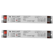 220-240v AC 2x36w Wide Voltage T8 Electronic Ballast Fluorescent Lamp Balla
