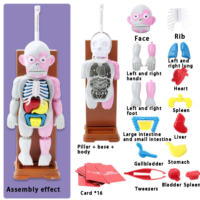 Horror Mannequins Assembled Novelty Halloween Spoof Board Games Gifts Children's Toys Desktop Game