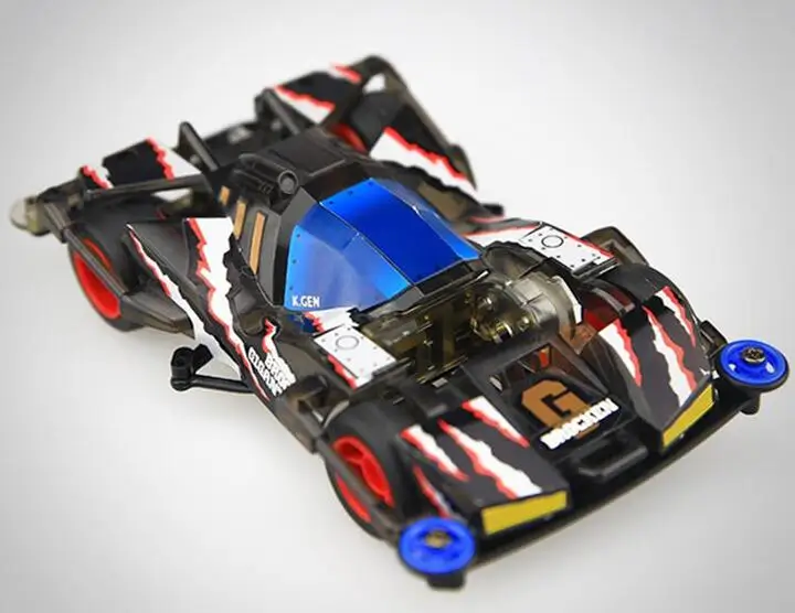 

Tamiya Mini 4WD Black BROCKEN GIGANT (Super FM Chassis) 19414 1/32 Car Model(Not Assembled)