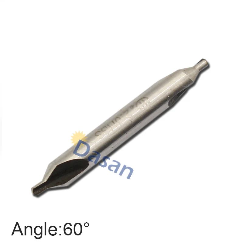10pcs Center Drill A1.5 to A2mm HSS A Type Centre Drilling 60 Degree