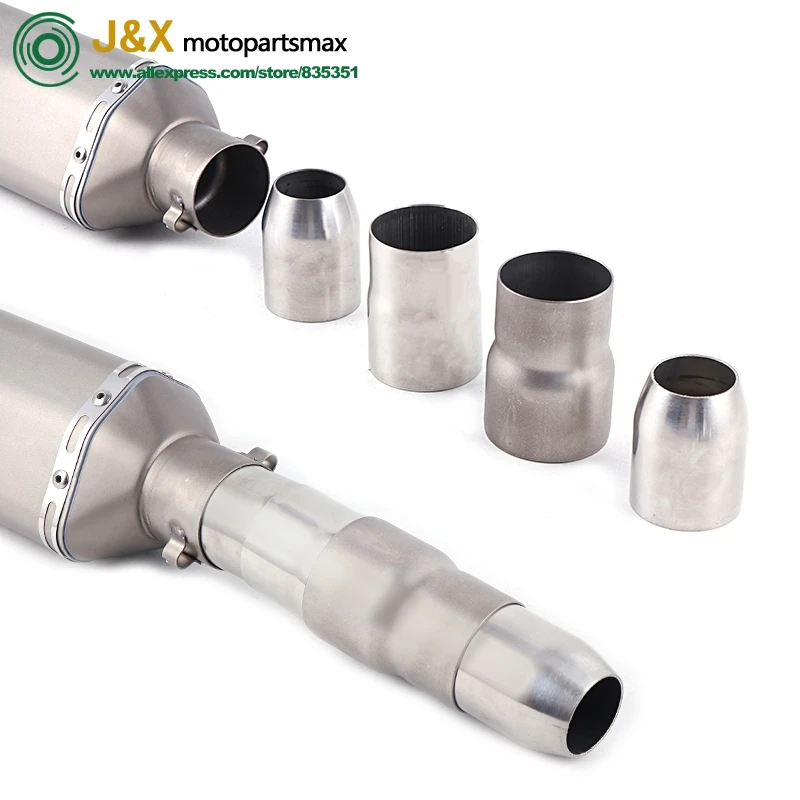 Buy 51mm to 61mm Convertor Adapter Stainless Steel Motorcycle Exhaust Connector