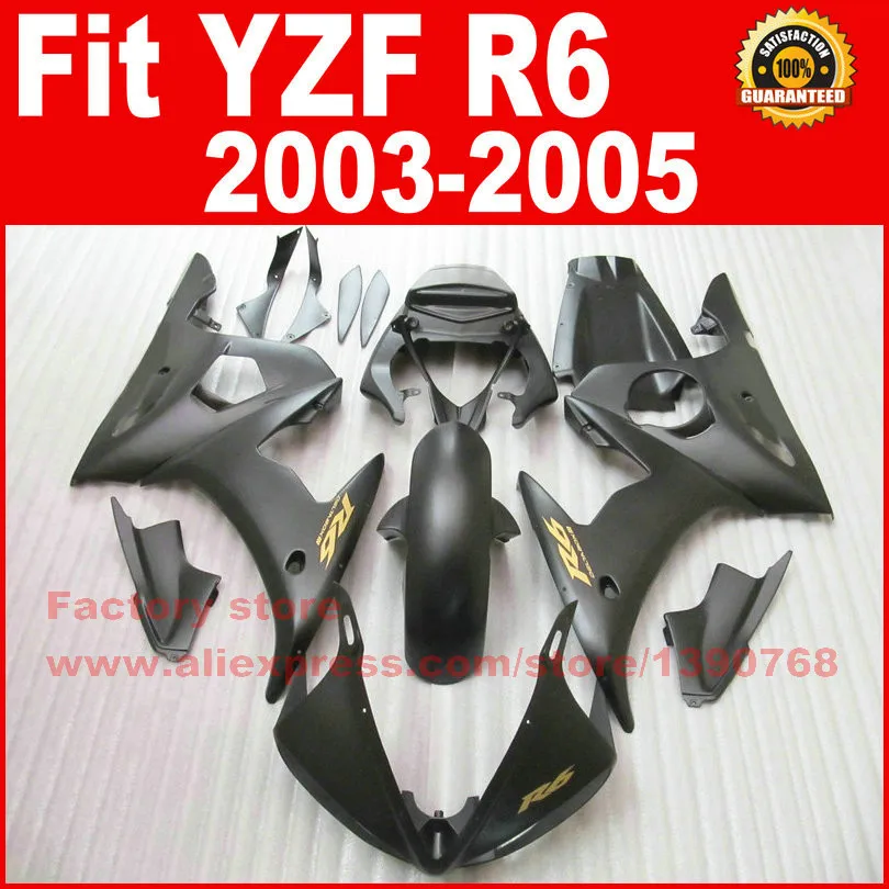 Motomarts 7 Подарок АБС комплект пластиковых обтекателей для YAMAHA YZF R6 2003 2004 2005 YZFR6 03 04 05 матовый черный обтекатель наборы кузов части