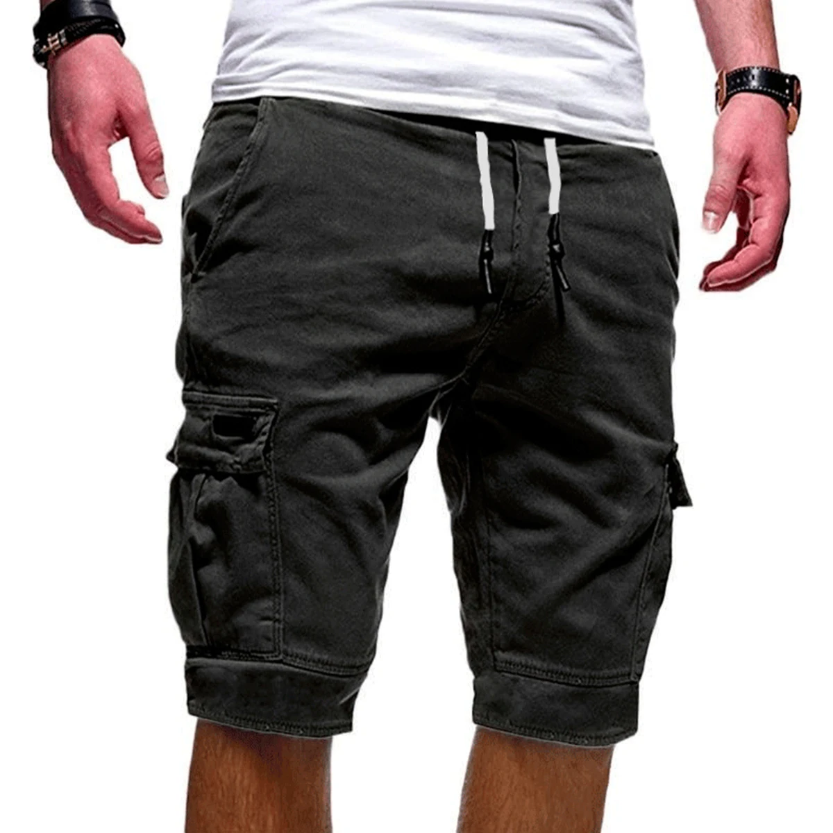

SHUJIN Hot-Selling Men Shorts Fitness Casual Workout Brand Pants Quality Shorts Men's Multi-pocket Sports Shorts