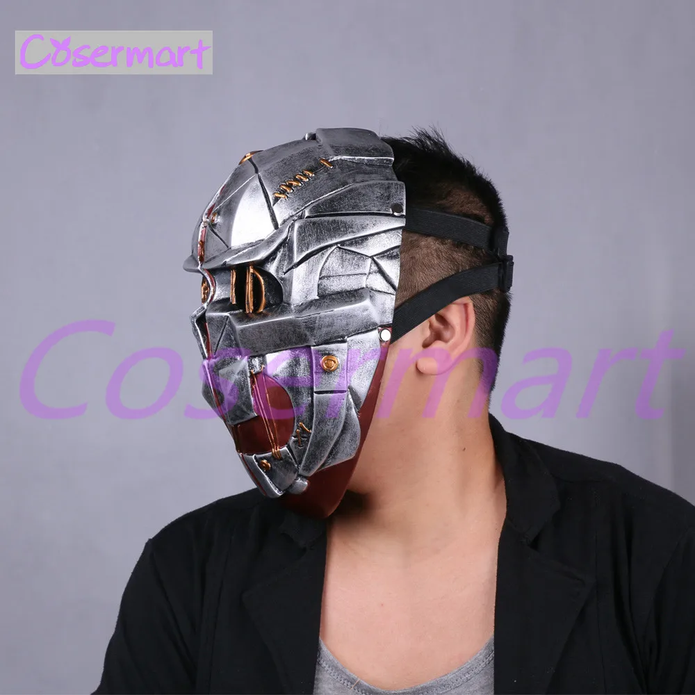 Cos Hot Game Dishonored Helmet Wearable Masks Cosplay Corvo Attano Mask Hard Resin Halloween Party (8)