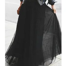 Feitong макси юбка летняя женская шифоновая Высокая талия Сексуальные вечерние Длинная пляжная юбка Бохо повседневные плиссированные юбки jupe femme 6#3,5