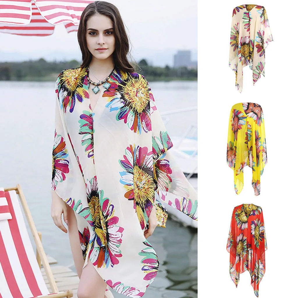 

Womail Cover-Ups Summer Women Elegant Sarong Pareo Swimsuit Beach Bikini Beachwear Bathing Suit 2019 swimwear W30420
