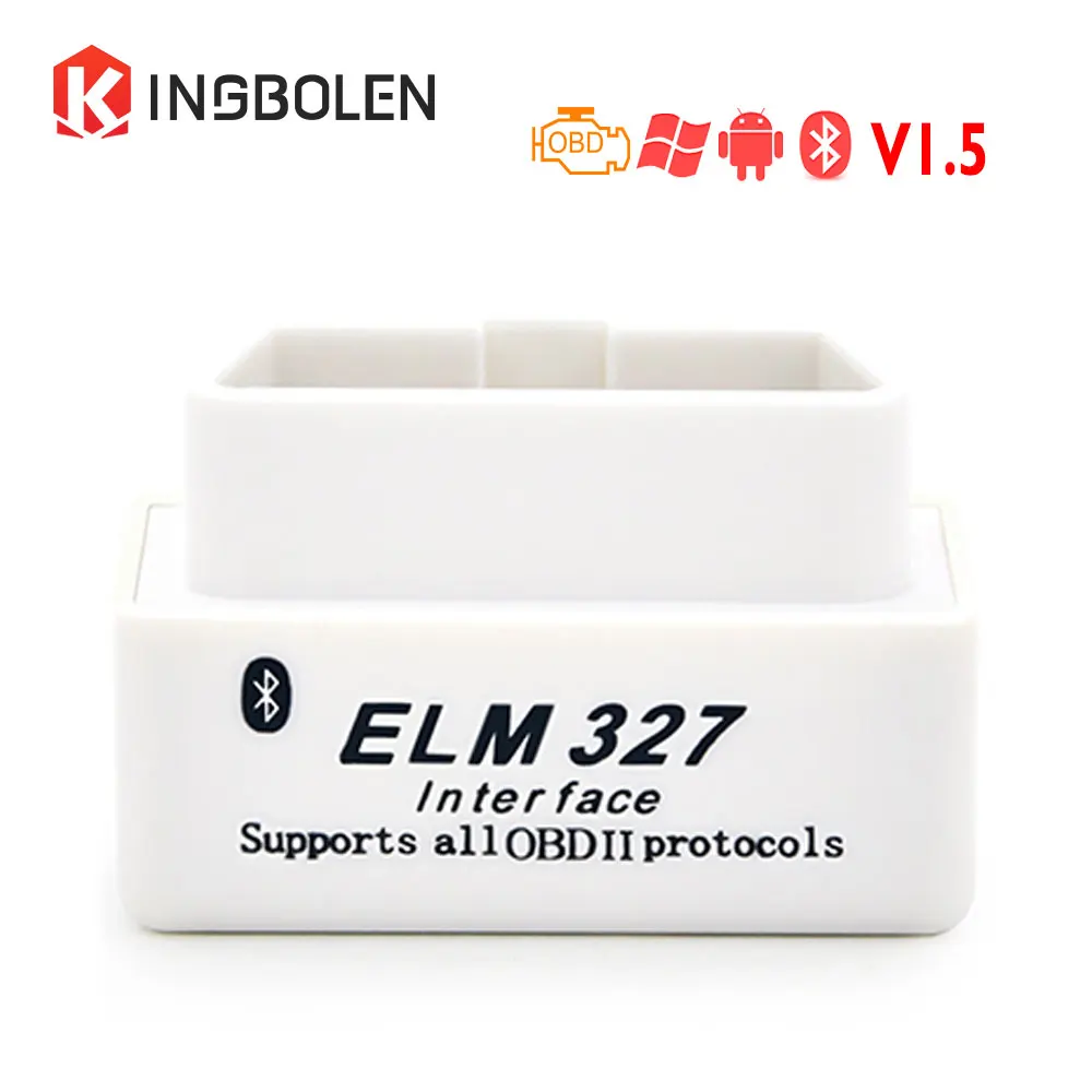 Prix pour Super MINI ELM327 Bluetooth V1.5 Blanc Couleur OBD2/OBDII Code Scanner 16Pin OBD/fonctionne sur Android Couple puce PIC18F25K80 ELM327 Prix pour Super MINI ELM327 Bluetooth V1.5 Blanc Couleur OBD2/OBDII Code Scanner 16Pin OBD/fonctionne sur Android Couple puce PIC18F25K80 ELM327
