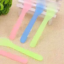 Прочный 2 шт DIY пластиковая маска для лица палка крем лопатки для смешивания ложка макияж косметические инструменты для макияжа