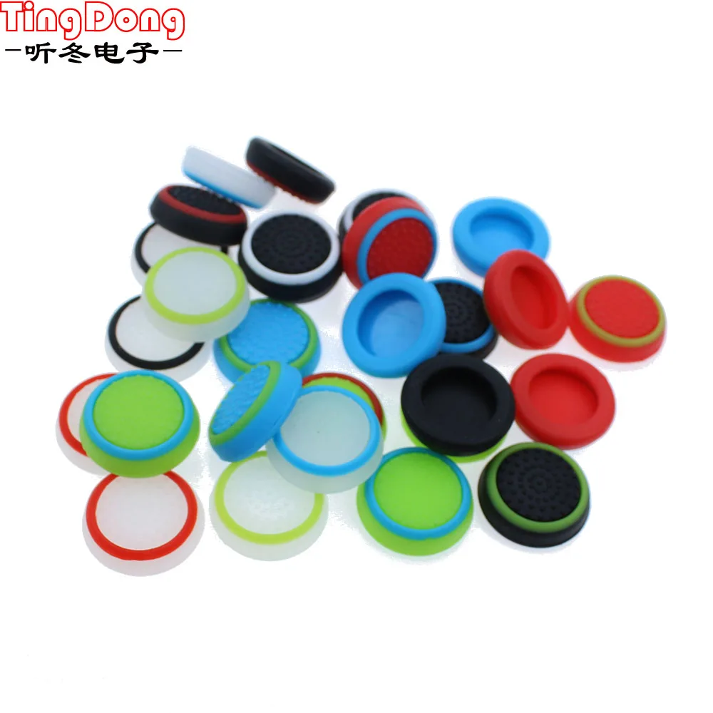 TingDong Silicone Analog Thumb Stick Grips Cover for Xbox 360 One Playstation 4 PS4 Pro Slim PS5 Gamepad Cap Joystick | Электроника