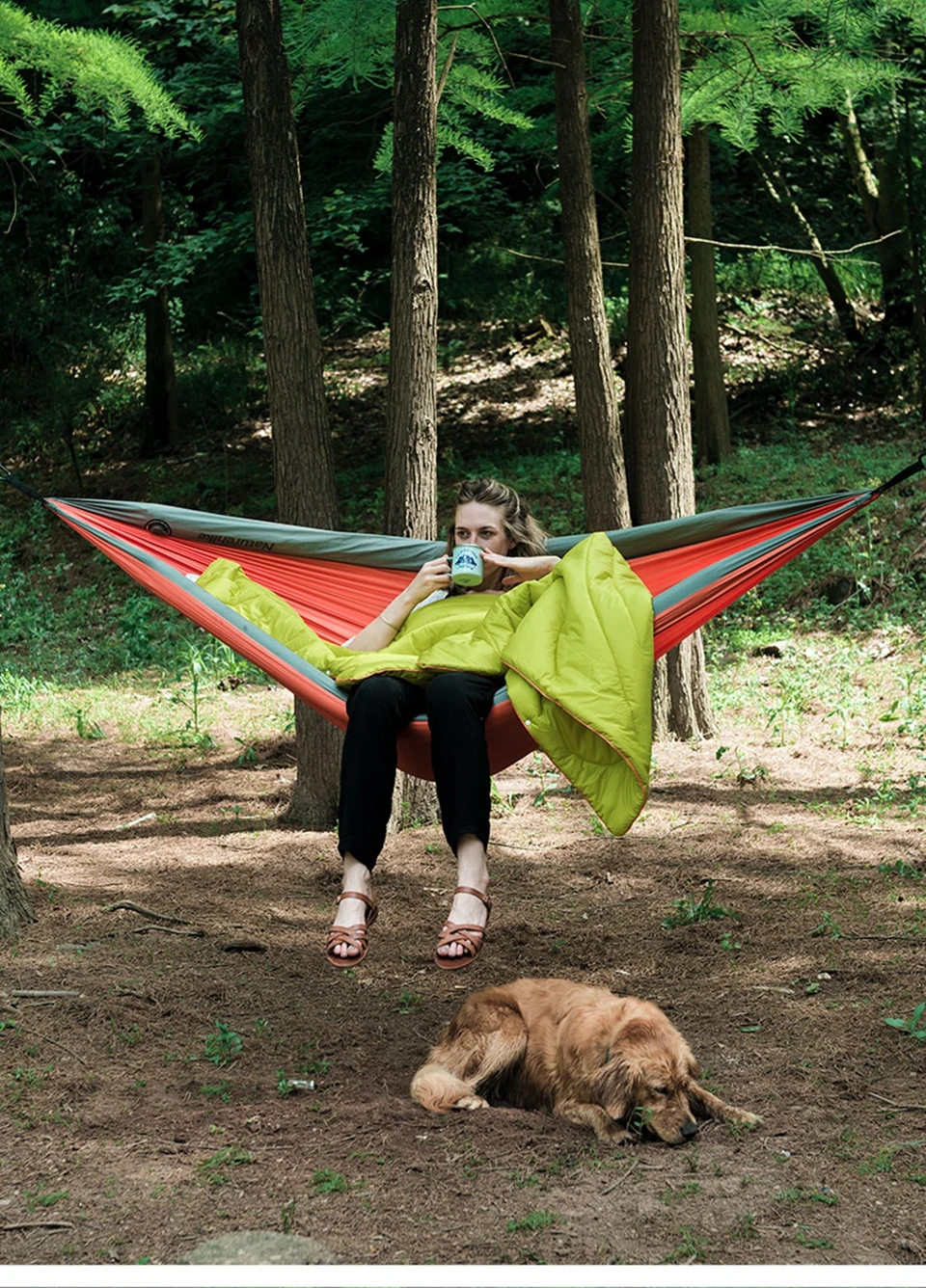 NatureHike открытый Крытый надувной трубчатый гамак спальный тент одиночный двойной подвесной тент складной спальный стул для общежития