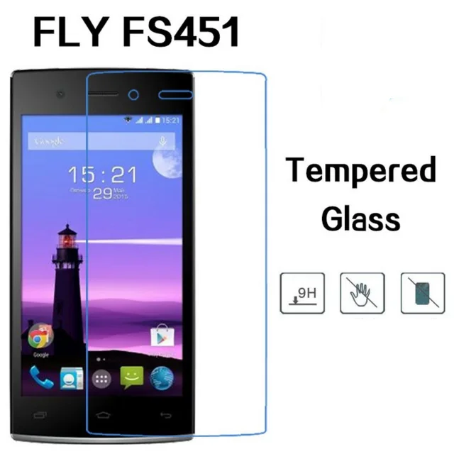 

Fly FS451 Nimbus 1 Tempered Glass Original 9H Protective Glass Film Explosion-proof Screen Protector For Fly FS451 Nimbus 1 <>