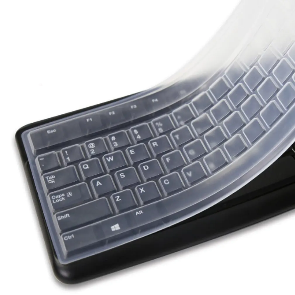 

Portable Transparent Laptop Keyboard Anti-dust Cover Protector For Desktop Computer Silicone Protective Film