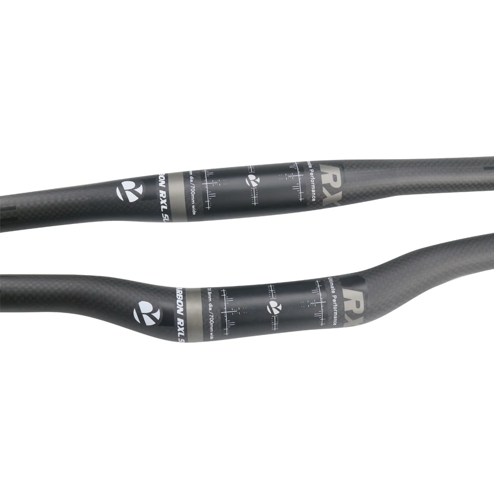 Руль для горного велосипеда RXL SL на руль углеродный Flat/Riser Carbon 3K матовый серый 31