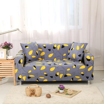 

Polyester Telescopic non-slip sofa cover Stretch Scenic Sofa Printed Sofa Decoration for 1 seat/2 seat/3 seat /4 seat supply