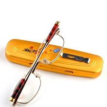 Ретро очки для чтения, Высококачественная пленка, оптические линзы, очки для чтения, металлическая оправа, очки Gafas De+ 1,0+ 1,5+ 2,0 до+ 4