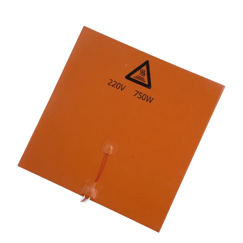 

3D printer accessories 300*300mm 220V 750W silicone rubber hot bed silica gel heating pad heating plate