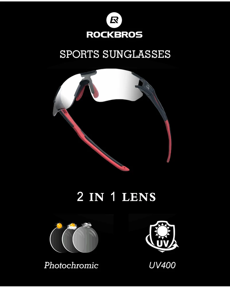 ROCKBROS спортивные фотохромные велосипедные очки MTB шоссейные велосипедные очки для мужчин и женщин защитные очки для улицы