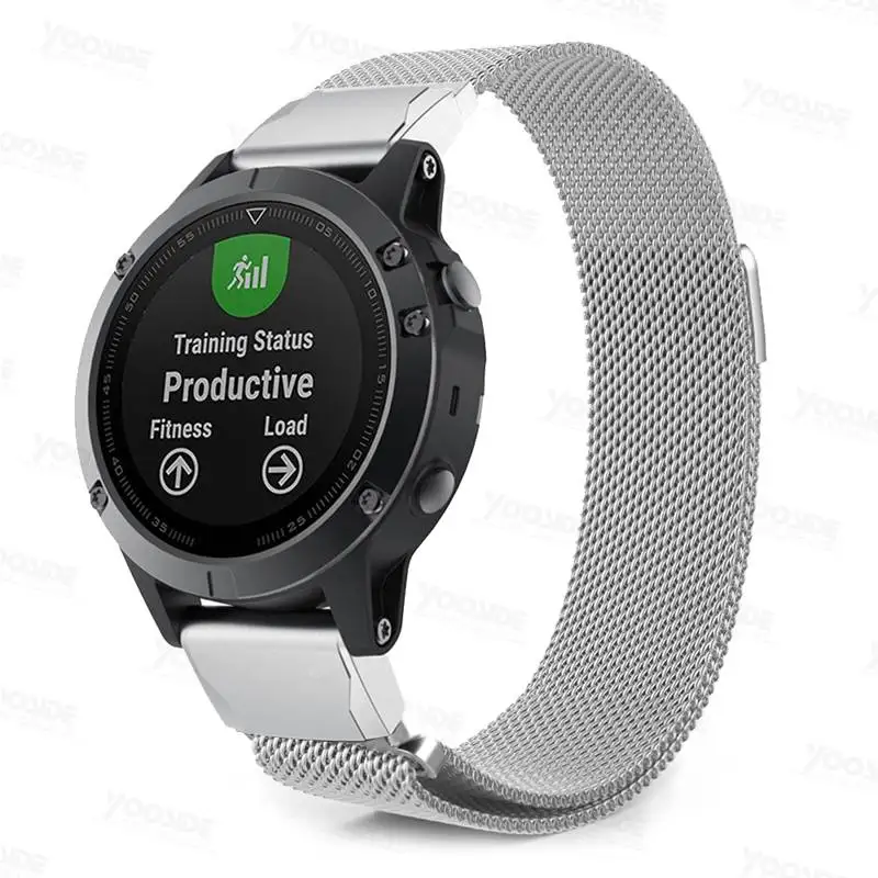 YOOSIDE 22 мм QuickFit Fenix 6 металлический ремешок из нержавеющей стали для часов Garmin Fenix 5/5 Plus/Instinct/Forerunner 935 браслет