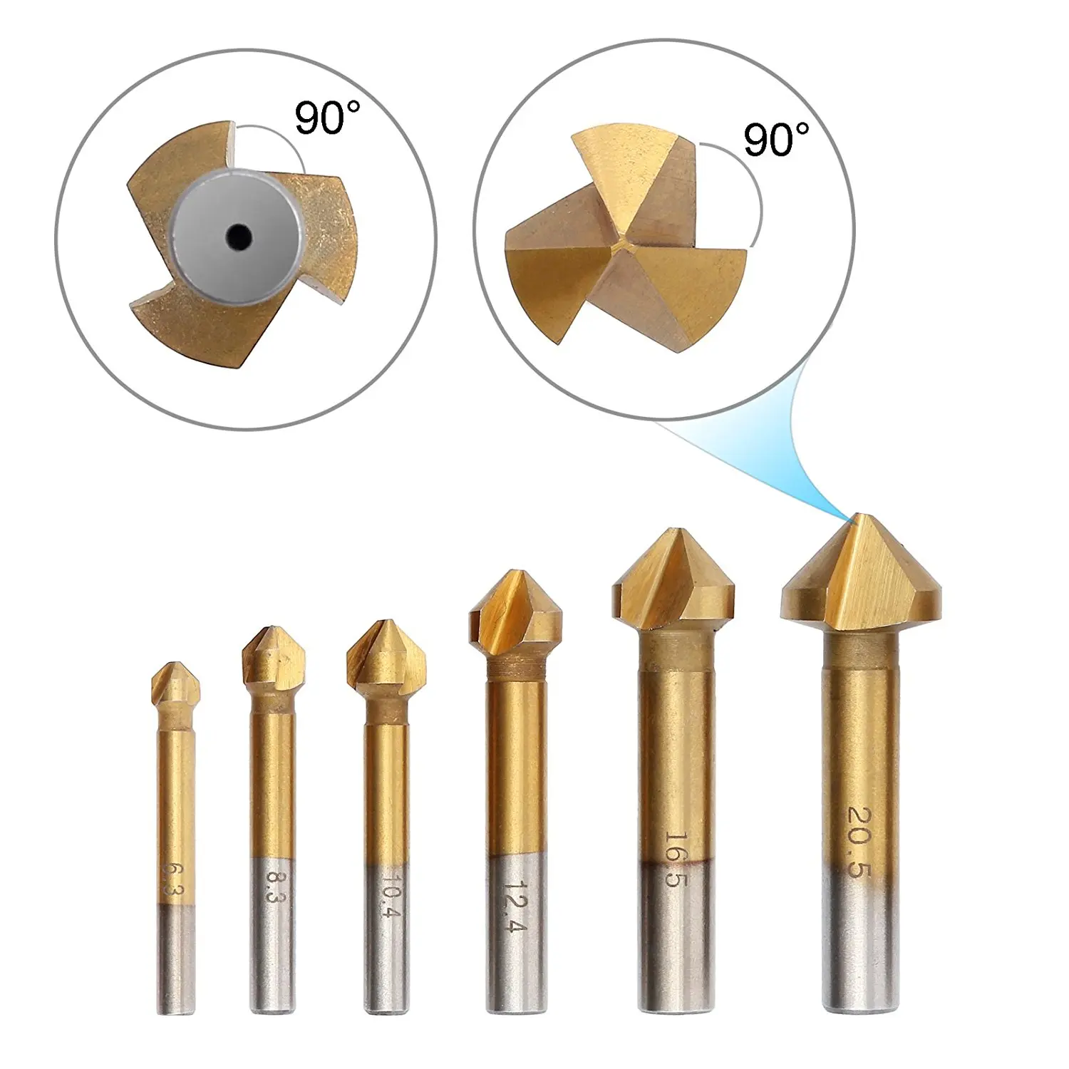 3 шт. спиральная рифленая 4 мм до 32 мм несколько отверстий 29 размеров шаг сверла и 6 шт. Зенковка 90 градусов центр удар инструмент