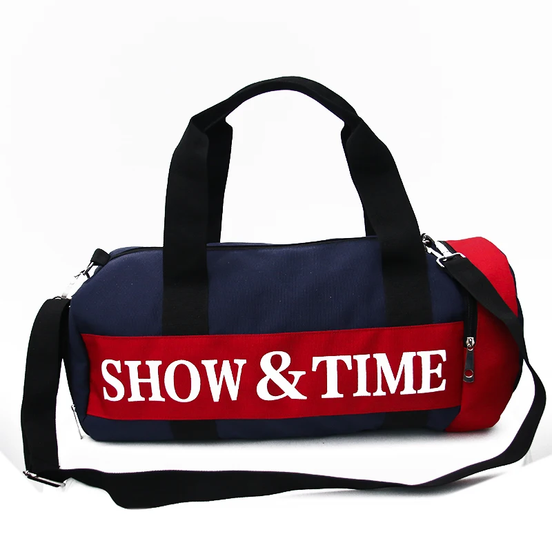 

Women Fashion Canvas Duffle Bag Printed with Letters Travel Shoulder Bag Men Weekend Bags with Shoes Warehouse 2019